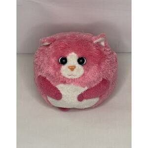 Ty Beanie Ballz TUMBLES the Pink Cat 4" Beanbag Plush Stuffed Toy w/ Solid Eyes